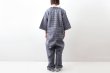画像13: Khadi Linen Cotton Gingham Check Gingham Frill Overalls  (CH) (13)