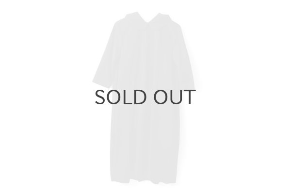 画像1: ウールギャバ後染ワンピース (BK) (1)