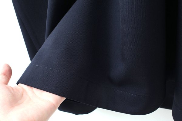 画像9: ウールギャバ後染ワンピース (NV) (9)