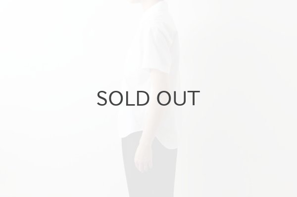 画像12: ポケット付き丸襟半袖ブラウス (WH) (12)