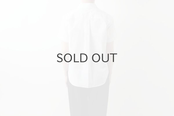 画像13: ポケット付き丸襟半袖ブラウス (WH) (13)