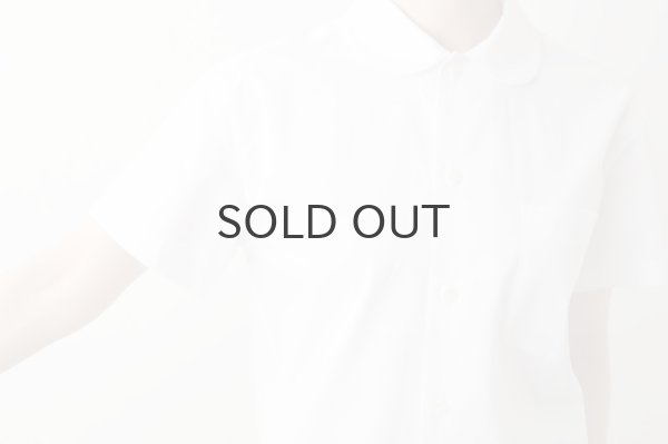 画像14: ポケット付き丸襟半袖ブラウス (WH) (14)