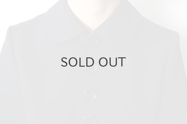 画像18: ウールギャバ 丸襟ジャケット (NV) (18)