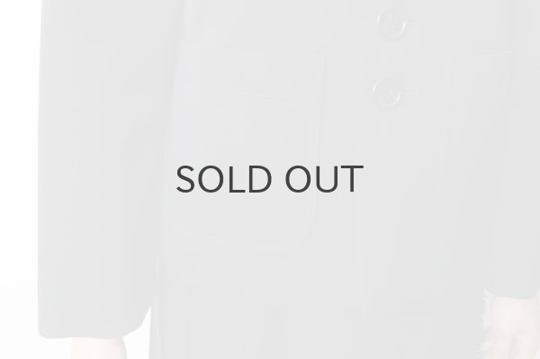 画像19: ウールギャバ 丸襟ジャケット (NV) (19)