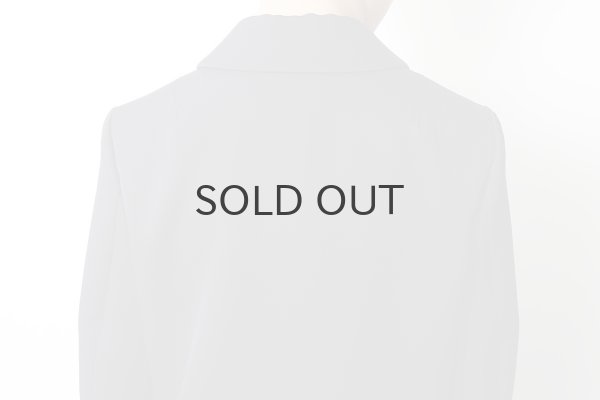 画像21: ウールギャバ 丸襟ジャケット (NV) (21)