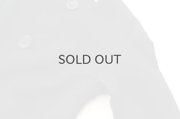 画像5: ビッグボタン ノーカラージャケット (BK) (5)