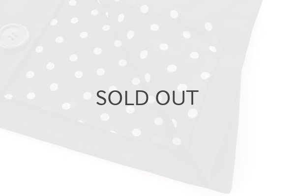 画像10: ビッグボタン ノーカラージャケット (BK) (10)