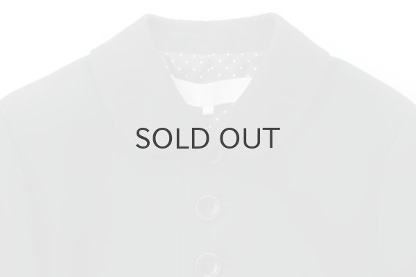 画像3: ウールギャバ 丸襟ジャケット (BK) (3)