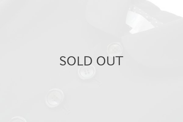 画像4: ウールギャバ 丸襟ジャケット (BK) (4)