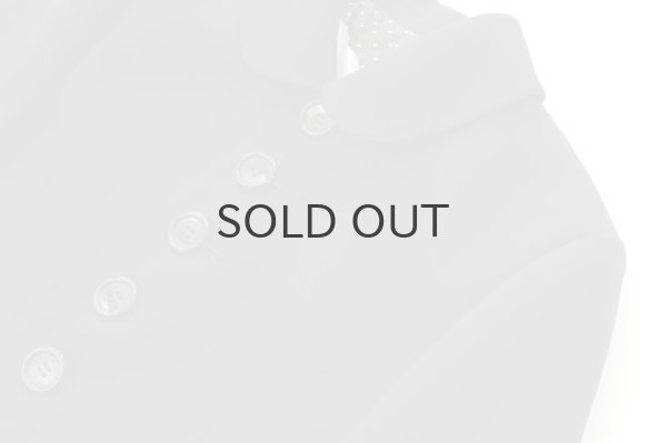 画像5: ウールギャバ 丸襟ジャケット (BK) (5)