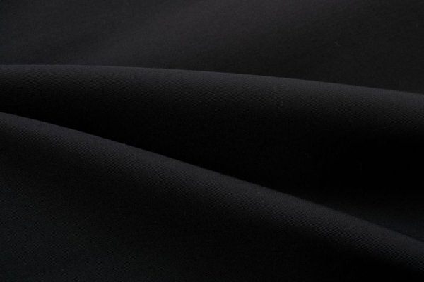 画像12: ウールギャバ 丸襟ジャケット (BK) (12)