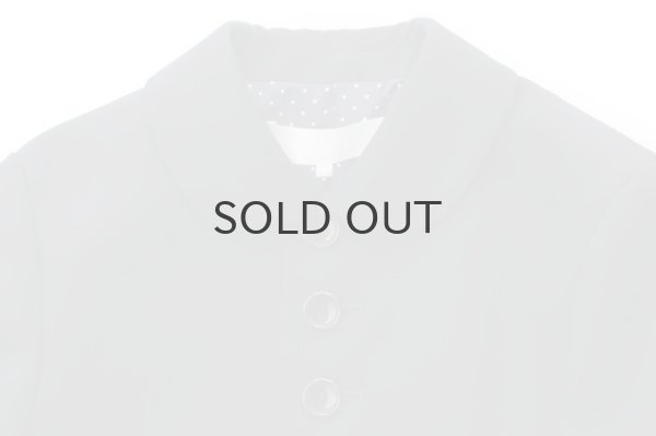 画像3: ウールギャバ 丸襟ジャケット (NV) (3)