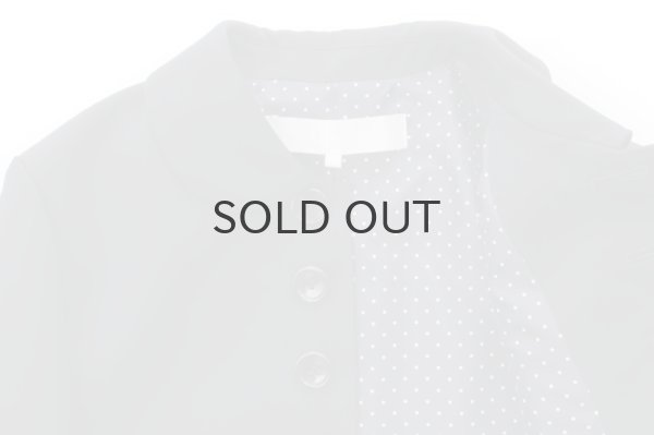 画像7: ウールギャバ 丸襟ジャケット (NV) (7)