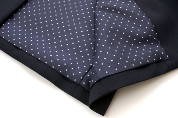 画像11: ウールギャバ 丸襟ジャケット (NV) (11)