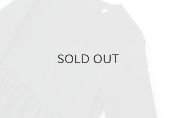 画像4: ウールギャバ ノーカラーワンピース (BK) (4)