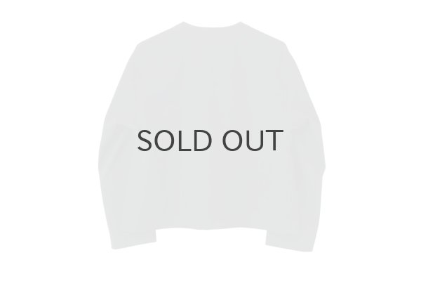 画像2: ビッグボタン ノーカラージャケット (BK) (2)