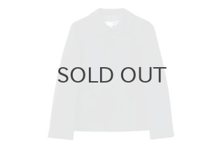 TAO コムデギャルソン フリンジポケットマフラー ホワイト アイボリー