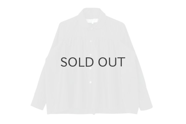 tao タオ 丸襟ギャザーブラウス