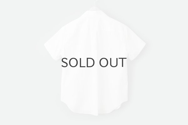 画像3: ポケット付き丸襟半袖ブラウス (WH) (3)