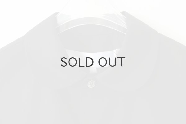 画像3: ポケット付き丸襟半袖ブラウス (BK) (3)