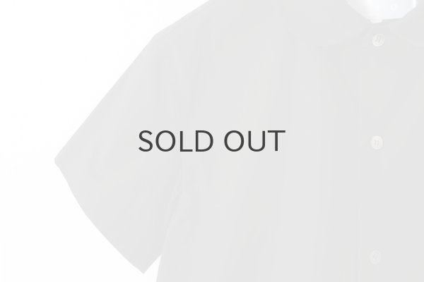 画像4: ポケット付き丸襟半袖ブラウス (BK) (4)