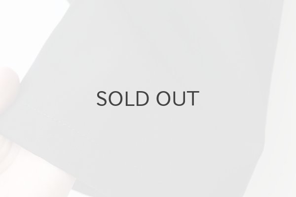 画像11: ウールギャバ後染めパッチポケットギャザーパンツ (BK) (11)