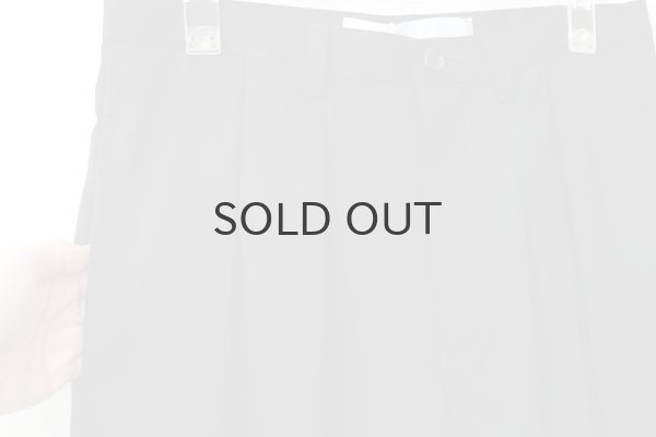 画像5: ウールギャバ後染パンツ (NV) (5)