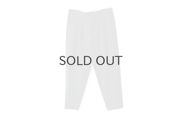 画像1: ウールギャバ後染パンツ (BK) (1)