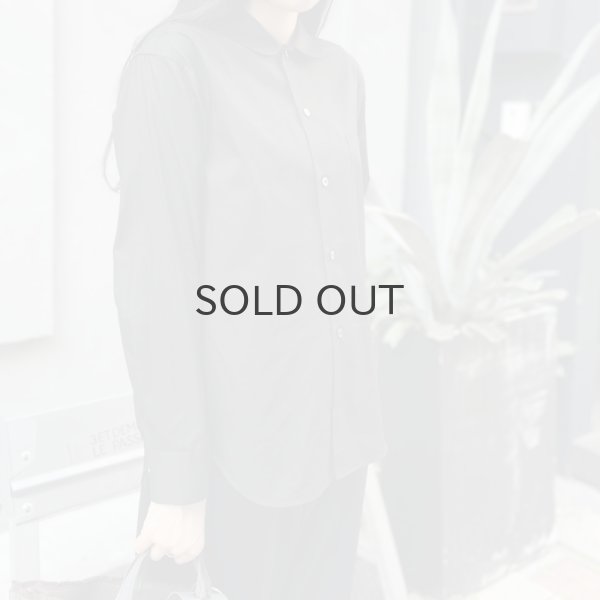 画像13: ポケット付き丸襟ブラウス (WH) (13)