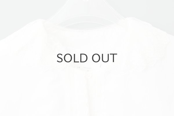 画像4: 綿タイプライター 付け衿 (WH) (4)