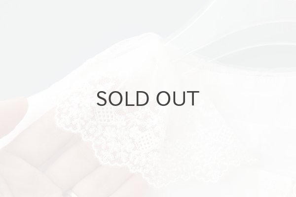 画像6: 綿タイプライター 付け衿 (WH) (6)