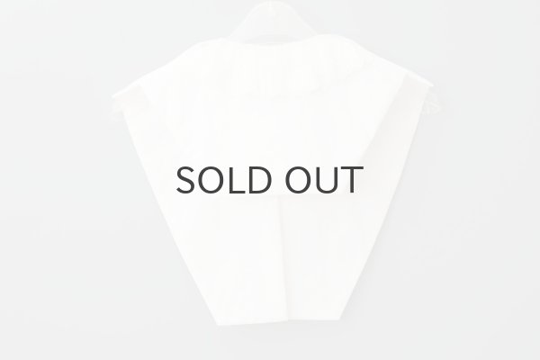 画像3: 綿タイプライター 付け衿 (WH) (3)