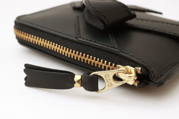 画像4: CDG WALLET  BIG BOW ジップウォレット (BK) (4)