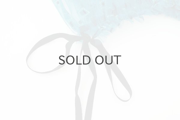 画像7: ナイロンチュールプリント×エステルベルベット刺繍ブラウス (TQ) (7)