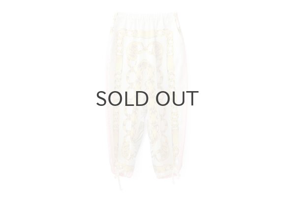 画像1: エステルスカーフ柄プリントMIXパンツ (PK) (1)