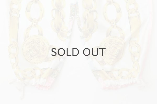 画像6: エステルスカーフ柄プリントMIXパンツ (PK) (6)