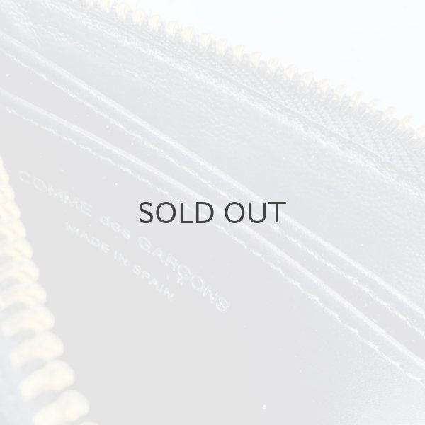 画像4: CDG WALLET Polka Dots Printed ジップウォレット  (BK) (4)