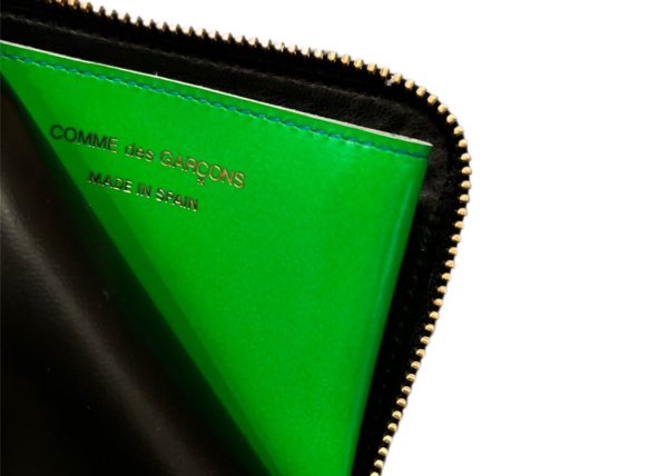 画像4: CDG WALLET SUPER FLUO ジップウォレット  (BL×VM) (4)