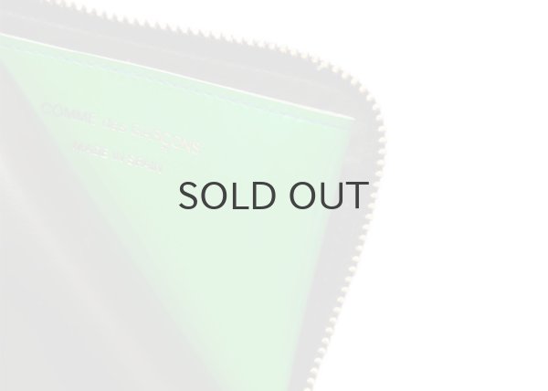 画像4: CDG WALLET SUPER FLUO ジップウォレット  (BL×VM) (4)