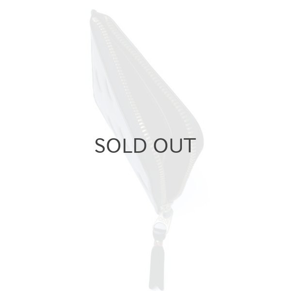 画像3: CDG WALLET Polka Dots Embosses ジップウォレット (BK) (3)