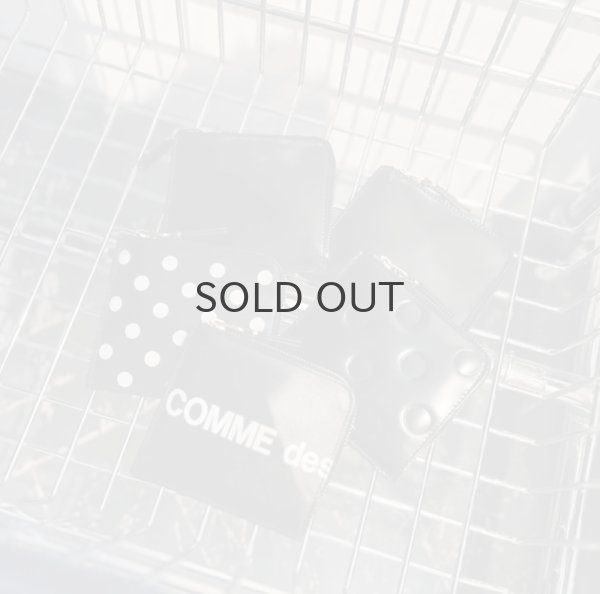 画像6: CDG WALLET Polka Dots Embosses ジップウォレット (BK) (6)