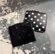 画像5: CDG WALLET Polka Dots Embosses ジップウォレット (BK) (5)