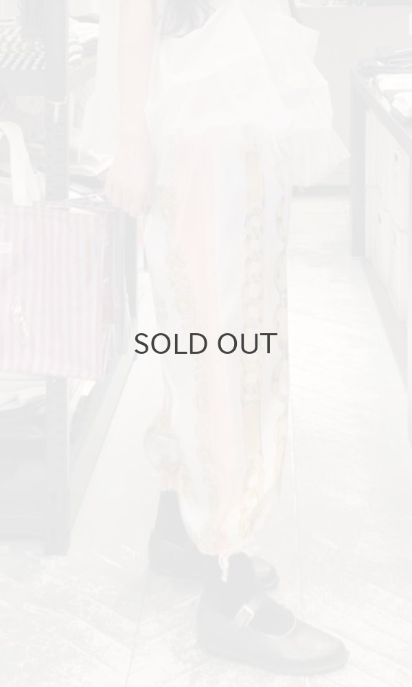 画像18: エステルスカーフ柄プリントMIXパンツ (PK) (18)