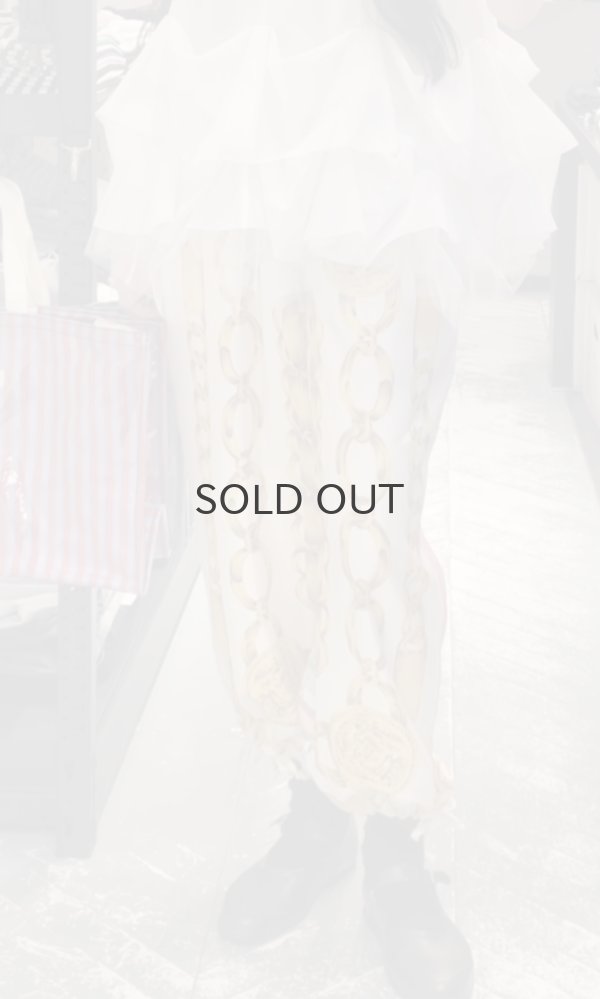 画像17: エステルスカーフ柄プリントMIXパンツ (PK) (17)