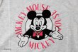 画像7: GOOD ROCK SPEED | MICKEY MOUSE / DESIGN T-SHIRT (Ash) (7)
