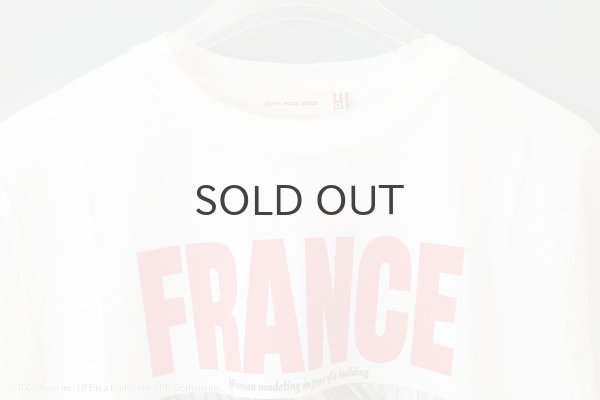 画像3: GOOD ROCK SPEED | LIFE PC PHOTO T-SHIRT FRANCE (WH) (3)