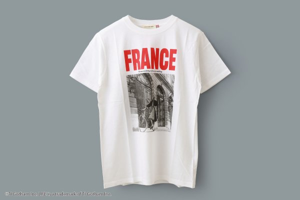 画像1: GOOD ROCK SPEED | LIFE PC PHOTO T-SHIRT FRANCE (WH) (1)