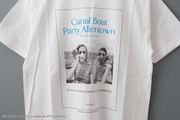 画像5: SALE35%OFF!! GOOD ROCK SPEED | LIFE PC PHOTO T-SHIRT Canal Boat (WH) (5)