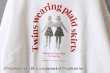 画像4: GOOD ROCK SPEED | Twins wearing plaid skirts SWEAT (WH)  (4)
