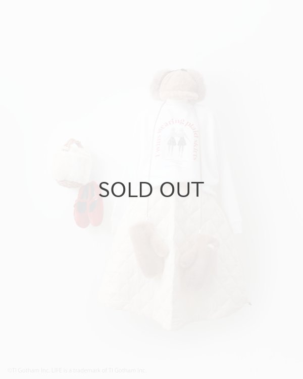 画像13: GOOD ROCK SPEED | Twins wearing plaid skirts SWEAT (WH)  (13)